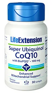 Life Extension Super Ubiquinol CoQ10 with PQQ, 100 mg, 30 S