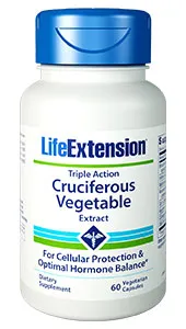 Life Extension Triple Action Cruciferous Veg Ext, 60 caps