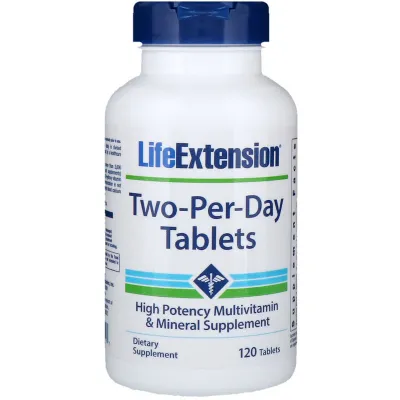 Life Extension Two-Per-Day tablets - 120 tablets
