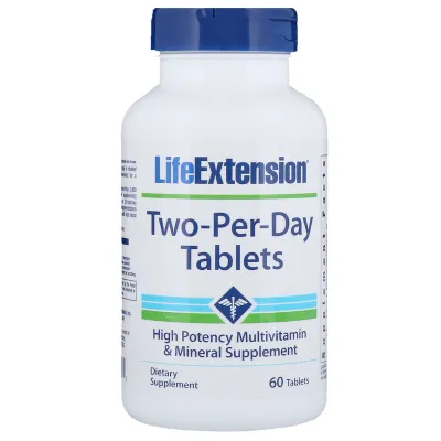 Life Extension Two-Per-Day tablets - 60 tablets