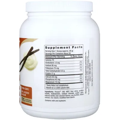 Life Extension Wellness Code Whey Protein Isolate - Vanilla Flavor (403 g)