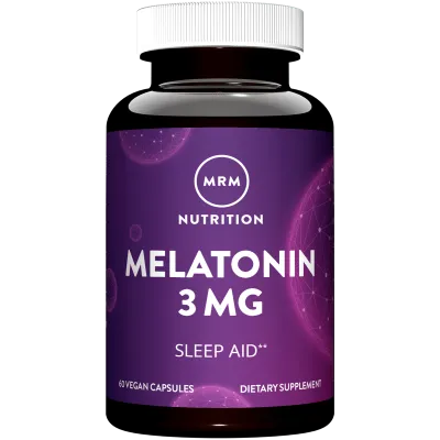 MRM Melatonin  3mg  Purity Assured by HPLC 60 Vcaps