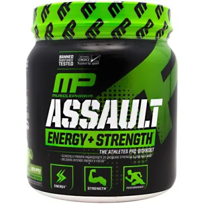 Musclepharm Assault 30 Svgs Green Apple 30 svgs
