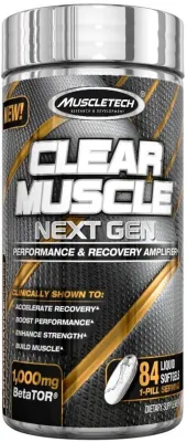 Muscletech Clear Muscle Next Gen 84 Softgels