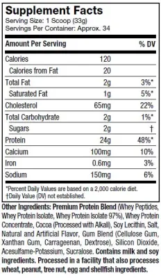 Muscletech Nitro Tech 100% Whey Gold 1 Lb. - Double Rich Chocolate