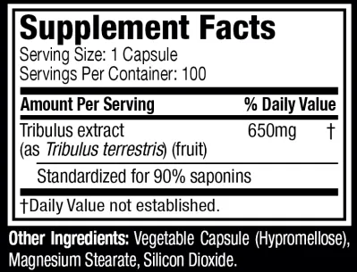 MuscleTech PLATINUM 100% TRIBULUS - 100 capsules
