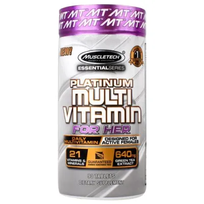 Muscletech - Platinum Multi Vitamin For Her, 90 Tablets