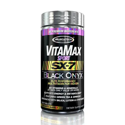 Muscletech VitaMax Sport For Women SX-7 Black Onyx - 120 Tablets