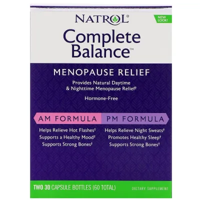 Natrol Complete Balance For Menopause Am - Pm - 60 Capsules