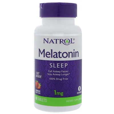 Natrol Fast Dissolving Melatonin - 1 Mg - 90 Tabs