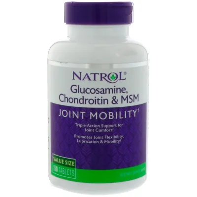 Natrol Glucosamine Chondroitin And Msm - 150 Tablets
