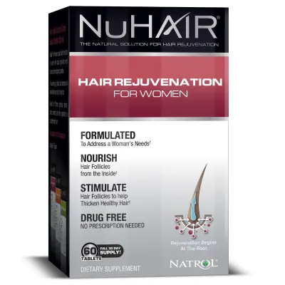 Natrol Hair Regrowth - Nuhair Women - 60 Tablets