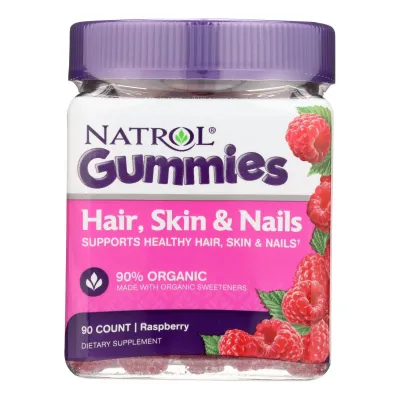 Natrol - Hair Skin Nails Gumms - 1 Each - 90 Ct