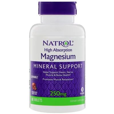 Natrol Magnesium - High Absorption - 60 Tablets