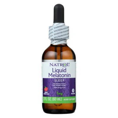Natrol - Melatonin 1mg Liquid - 2 Fz