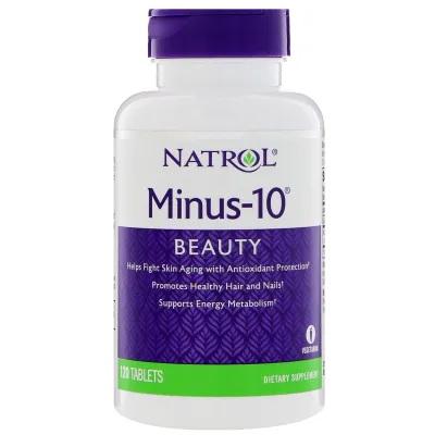 Natrol Minus-10 Cellular Rejuvenation - 120 Tablets