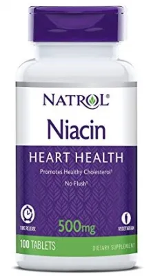 Natrol Niacin Tr - 500 Mg - 100 Tablets