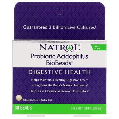 Natrol Probiotic Acidophilus Biobeads - 30 Beads