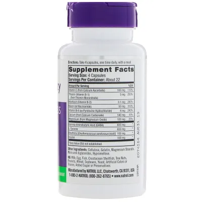 Natrol Saf Stress And Anxiety Formula - 90 Capsules