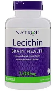 Natrol Soya Lecithin - 1200 Mg - 120 Gelcaps