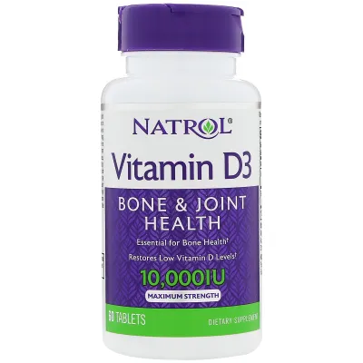 Natrol Vitamin D3 - 10000 Iu - 60 Tablets