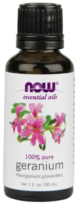 NOW Essential Oils Geranium Oil - 1 fl. oz.