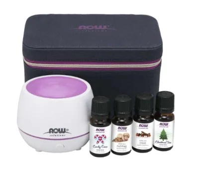 NOW Essential Oils Holiday Cheer Aromatherapy Gift Case