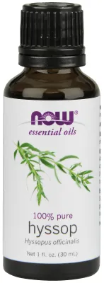 NOW Essential Oils Hyssop Oil - 1 oz.
