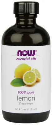NOW Essential Oils Lemon Oil - 4 oz.