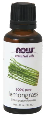NOW Essential Oils Lemongrass Oil - 1 oz.
