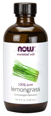 NOW Essential Oils Lemongrass Oil - 4 oz.