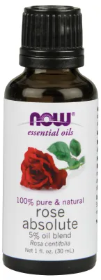 NOW Essential Oils Rose Absolute Oil Blend - 1 fl. oz.