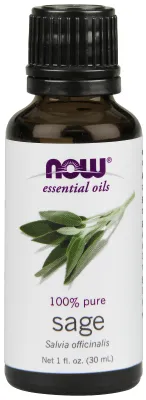 NOW Essential Oils Sage Oil - 1 fl. oz.