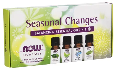 NOW Essential Oils Seasonal Changes Balancing Oils Kit