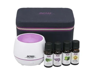 NOW Essential Oils The Essential Aromatherapy Gift Case