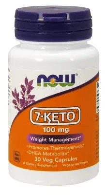 NOW Foods 7-Keto 100 mg - 30 Veg Capsules