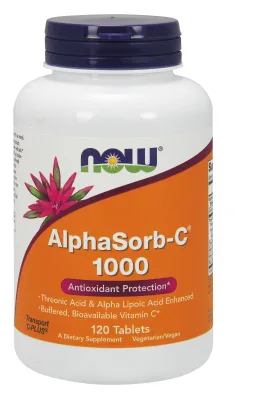 NOW Foods AlphaSorb-C™ 1000 - 120 Tablets