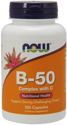 NOW Foods B-50 - 100 Capsules
