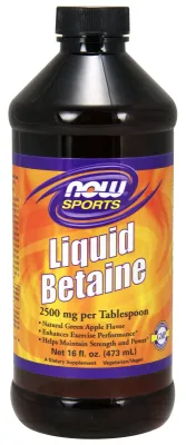 NOW Foods Betaine, Liquid - 16 fl. oz.