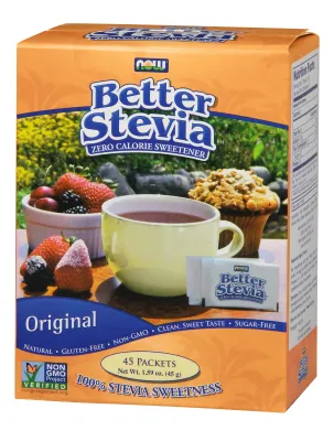 NOW Foods BetterStevia® - 45 Packets/Box