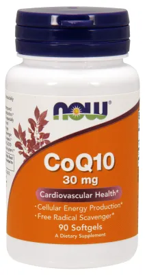 NOW Foods CoQ10 30 mg - 90 Softgels