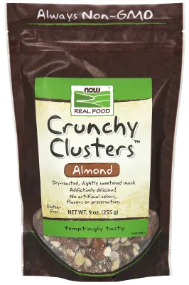 NOW Foods Crunchy Clusters™ Almond - 9 oz.