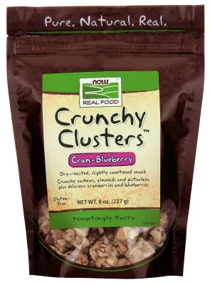 NOW Foods Crunchy Clusters™ Cran-Blueberry - 8 oz.