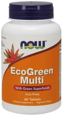 NOW Foods EcoGreen Multi - 60 Tablets