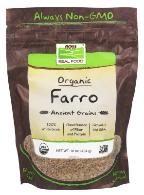 NOW Foods Farro, Organic - 16 oz.