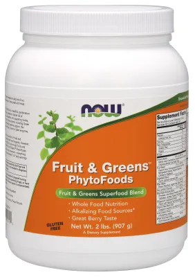 NOW Foods Fruit & Greens™ PhytoFoods - 2 lbs.