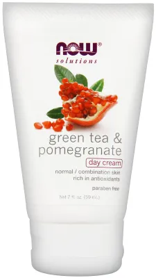 NOW Foods Green Tea & Pomegranate Day Cream - 2 oz.