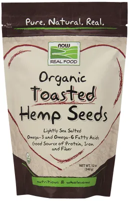 NOW Foods Hemp Seeds, Organic Toasted - 12 oz.