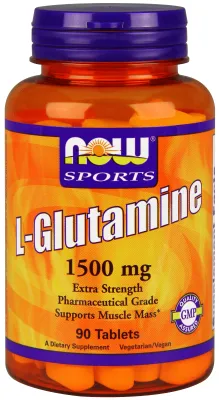 NOW Foods L-Glutamine 1500 mg - 90 Tablets