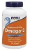 NOW Foods Omega-3 Cholesterol Free - 180 Softgels